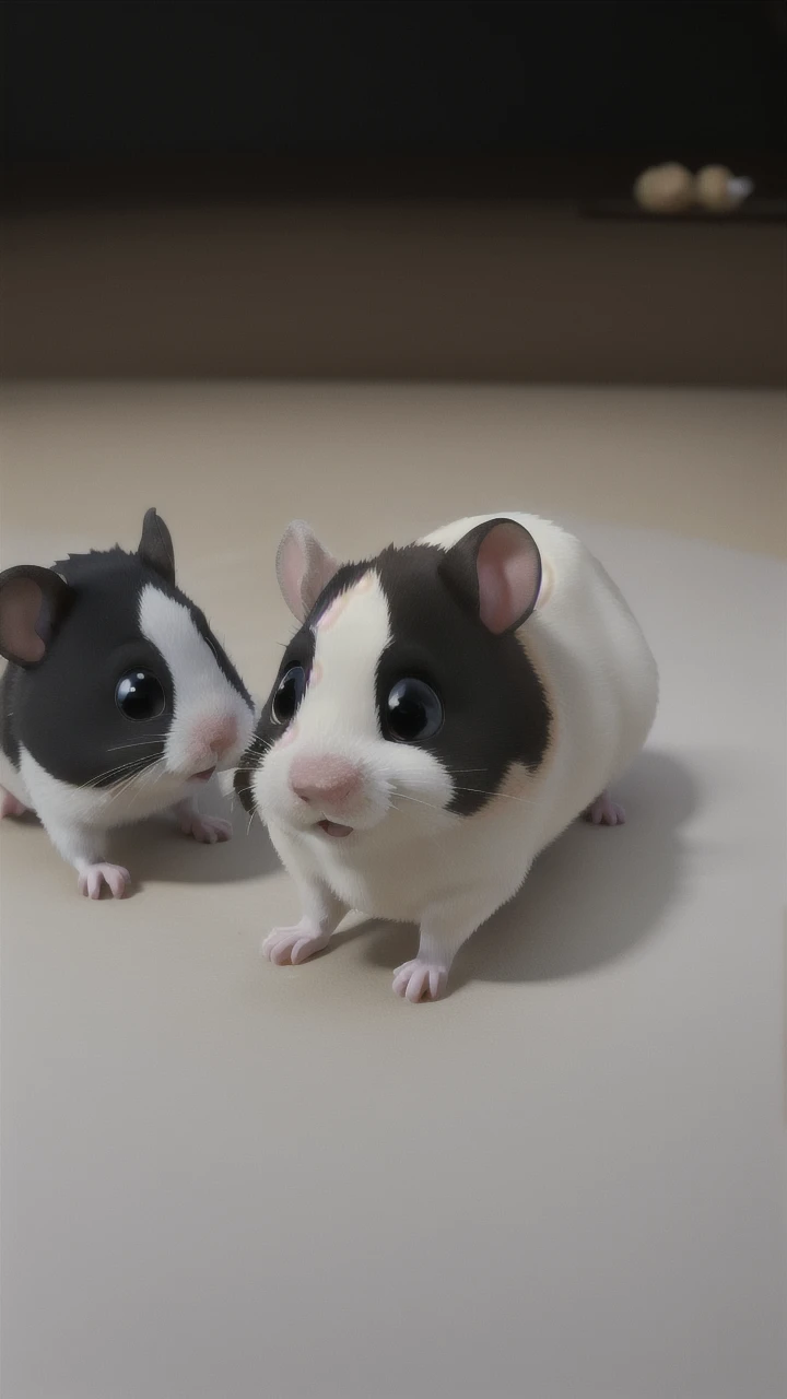 An ultra-detailed, high resolution (4K, 8K) masterpiece prompt with a cute hamster as the main theme. The hamster should be adorable, detailed features, including your eyes, nase, and lips. The prompt should focus on capturing the hamster&#39;s cuteness and charm, emphasizing its fluffy fur, Tiny paws, and twitching nase. The overall image should have bright colors and a soft lighting effect to enhance the cute and lively atmosphere.

The prompt must exclude any background, so the hamster stands out as the sole focus of the image. Colors should be vibrant and attractive, creating a lively and happy atmosphere. Portrait style should be used to emphasize the hamster&#39;s personality and charm. The image must be realistic and photorealistic, portraying the hamster in a realistic way.

Be sure to add subtle details, like a hamster&#39;s whiskers, round ears, and expressive eyes to enhance her cuteness. The painting should have a sense of depth and texture, with every strand of fur and whiskers delicately rendered in ultra-detailed fashion.

Remember to prioritize high image quality and resolution, creating a masterpiece that shows the adorable charm of the cute hamster.