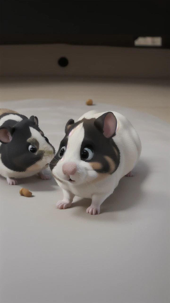 An ultra-detailed, high resolution (4K, 8K) masterpiece prompt with a cute hamster as the main theme. The hamster should be adorable, detailed features, including your eyes, nase, and lips. The prompt should focus on capturing the hamster's cuteness and charm, emphasizing its fluffy fur, Tiny paws, and twitching nase. The overall image should have bright colors and a soft lighting effect to enhance the cute and lively atmosphere.
The prompt must exclude any background, so the hamster stands out as the sole focus of the image. Colors should be vibrant and attractive, creating a lively and happy atmosphere. Portrait style should be used to emphasize the hamster's personality and charm. The image must be realistic and photorealistic, portraying the hamster in a realistic way.
Be sure to add subtle details, like a hamster's whiskers, round ears, and expressive eyes to enhance her cuteness. The painting should have a sense of depth and texture, with every strand of fur and whiskers delicately rendered in ultra-detailed fashion.
Remember to prioritize high image quality and resolution, creating a masterpiece that shows the adorable charm of the cute hamster.