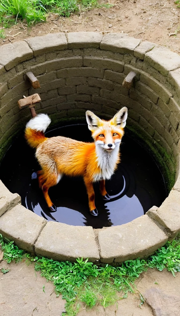 The Fox and the Goat in the Well
A fox stumbled and fell into a well,No matter how hard he struggled, he couldn't climb up.,Just stay there。The goat felt very thirsty.,Come to this well,Saw the fox in the well,So he asked him if the well water tasted good.?The fox felt that the opportunity had come.,Secretly happy,Calm down now,Praise the well water highly for its good taste,It is said that this water is the best spring in the world.,Sweet and refreshing,And urged the goat to come down quickly,Drink with him。The goat who only wanted to drink water believed it,He jumped down without thinking.,When he finished drinking,He had to discuss with the fox how to get up the well.。The Fox is prepared,He said cunningly:“I have a way。You hold on to the wall with your front feet,Straighten the corners again.,I jumped into the well from your back,Pull you up again,We'll all be saved.。The goat agreed to his proposal.,The fox stepped on his hind foot,Jump on his back,Then jump hard from the corner,Jumped out of the well。After the fox went up,Prepare to escape alone。The goat accused the fox of breaking his promise。The fox turned around and said to the goat:"Hey,friend,If your mind is as perfect as your beard,You won't jump blindly before you see the exit.。”
This story explains,A smart person should think about the consequences of things in advance.,Then do it。