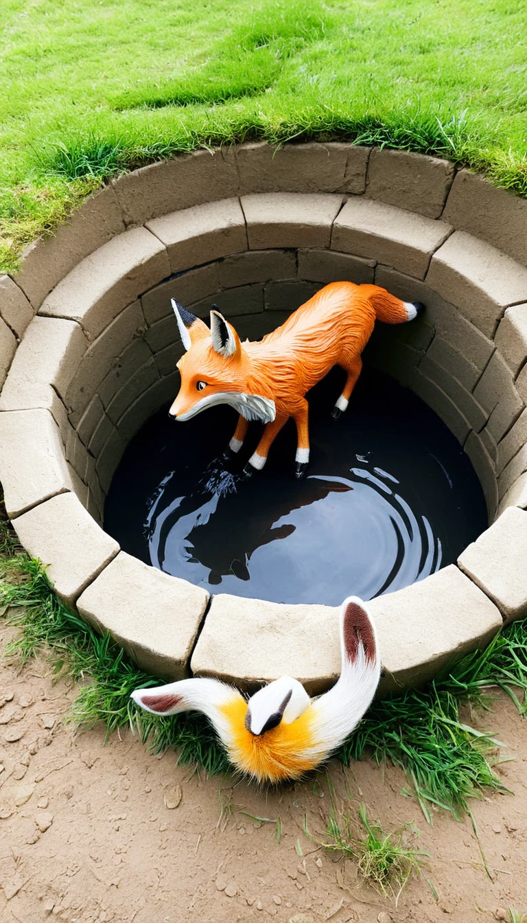 The Fox and the Goat in the Well
A fox stumbled and fell into a well,No matter how hard he struggled, he couldn't climb up.,Just stay there。The goat felt very thirsty.,Come to this well,Saw the fox in the well,So he asked him if the well water tasted good.?The fox felt that the opportunity had come.,Secretly happy,Calm down now,Praise the well water highly for its good taste,It is said that this water is the best spring in the world.,Sweet and refreshing,And urged the goat to come down quickly,Drink with him。The goat who only wanted to drink water believed it,He jumped down without thinking.,When he finished drinking,He had to discuss with the fox how to get up the well.。The Fox is prepared,He said cunningly:“I have a way。You hold on to the wall with your front feet,Straighten the corners again.,I jumped into the well from your back,Pull you up again,We'll all be saved.。The goat agreed to his proposal.,The fox stepped on his hind foot,Jump on his back,Then jump hard from the corner,Jumped out of the well。After the fox went up,Prepare to escape alone。The goat accused the fox of breaking his promise。The fox turned around and said to the goat:"Hey,friend,If your mind is as perfect as your beard,You won't jump blindly before you see the exit.。”
This story explains,A smart person should think about the consequences of things in advance.,Then do it。