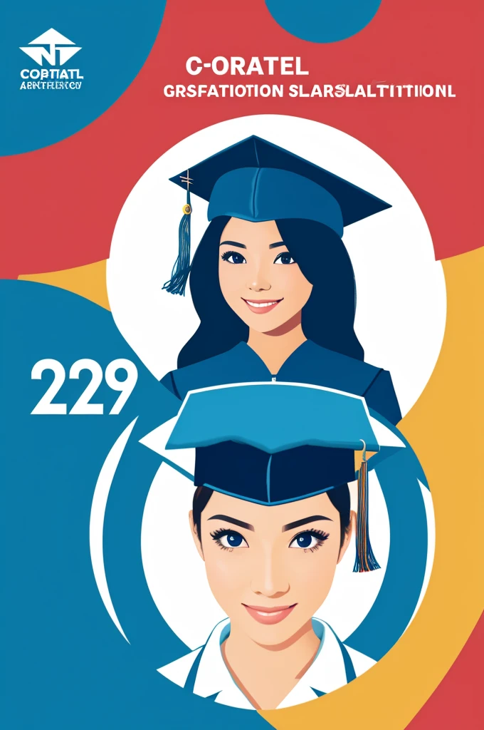 Create a beautiful and eye-catching graduation promotion logo, that everyone wants it