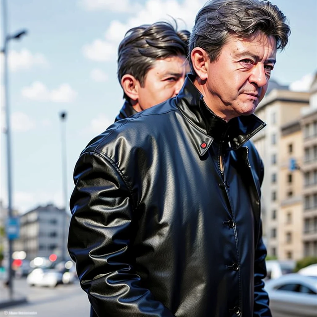 Jean luc melenchon, drip jacket