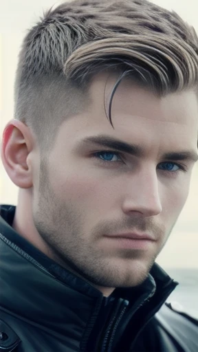 Iceland men, focus on their faces.