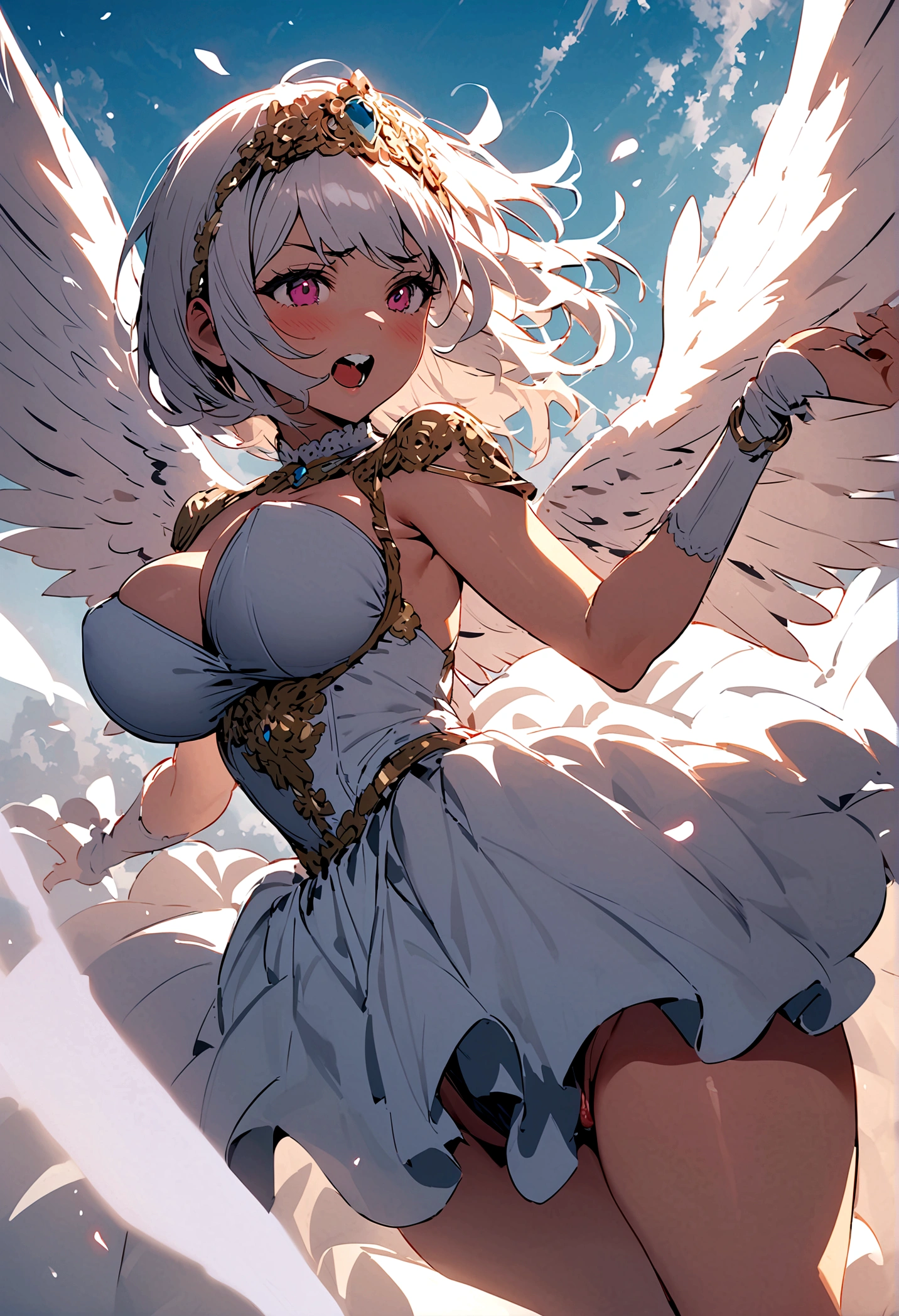 A  violates the ???? of a chubby mature woman