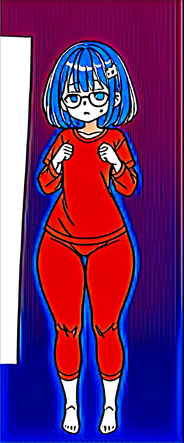 (masterpiece), (best quality), ((ultra-detailed)), (high resolution), (an extremely delicate and beautiful, super fine illustration), official art, BREAK (1girl), (:1.6), (tiny girl:1.6), (8yo)lat chest:1.4), Plump, (Thick thighs:1.8), (big ass:1.5), erect nipples, Huge areola, large nipples, (long nipples:1.4), erect nipples, oily skin, BREAK droopy eyes, emerald blue eyes, (bad mood:1.5), (clear face:1.5), (half closed eyes:1.4), BREAK (bob cut:1.3), tired hair, messy hair, Black hair color, girl wearing round black glasses, (Heart-shaped hairpin:1.1), BREAK [[open mouth]], (pajamas:1.3), (white socks:1.5), BREAK NSFW, (1man:1.4), (tall man:1.5), (smegma penis:1.5), huge penis, squatting, spread legs, (licking testicle:1.2), (testicle sucking:1.2), BREAK (Sweat:1.3), steam, humid, BREAK (messy room:1.8), BREAK (dynamic angle:1.4),
