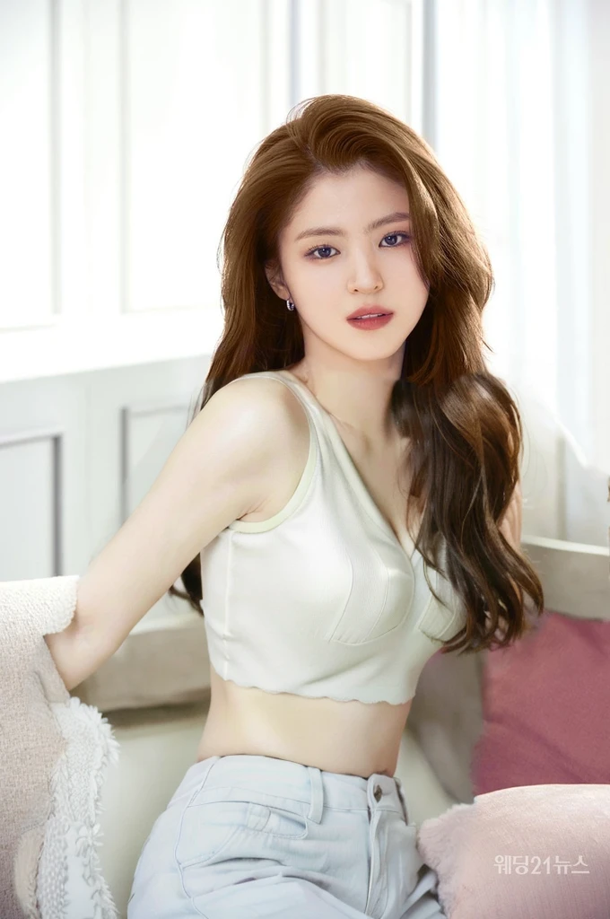 Young Asian woman, sporty theme, white sports bra, natural setting, fit physique, casual sportswear, soft natural lighting, engaged dynamic pose