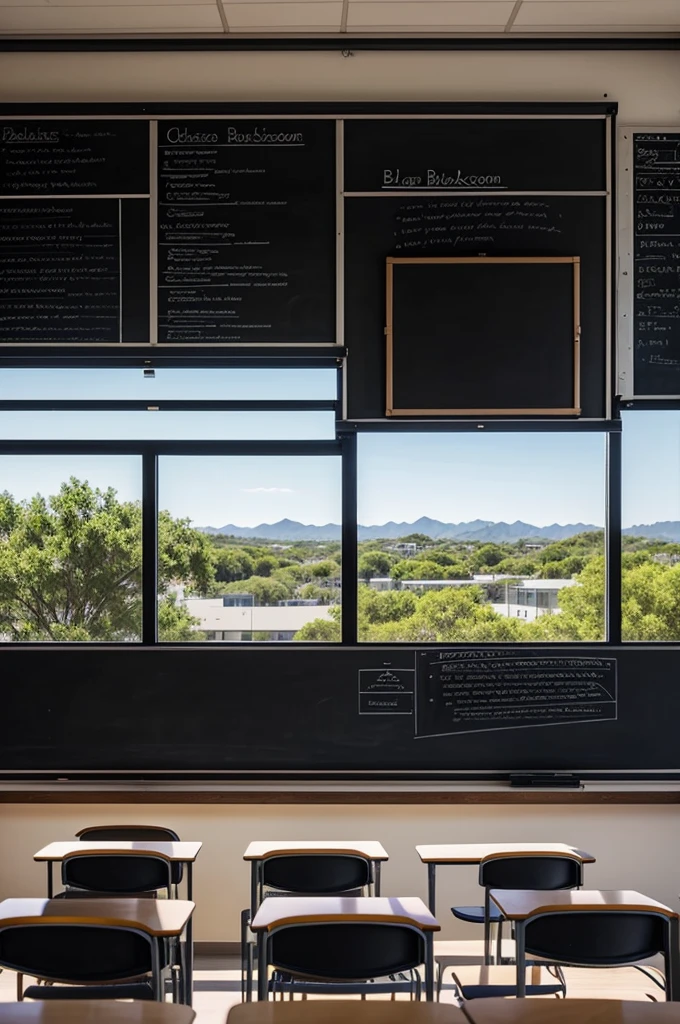 Generates a 30x30 classroom with a view from the middle facing the blackboard