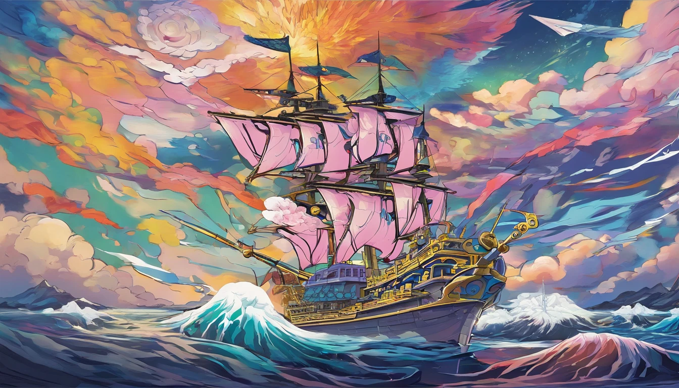Draw a yugioh card, it's from plunder patroll archtype, a ship wind atribute