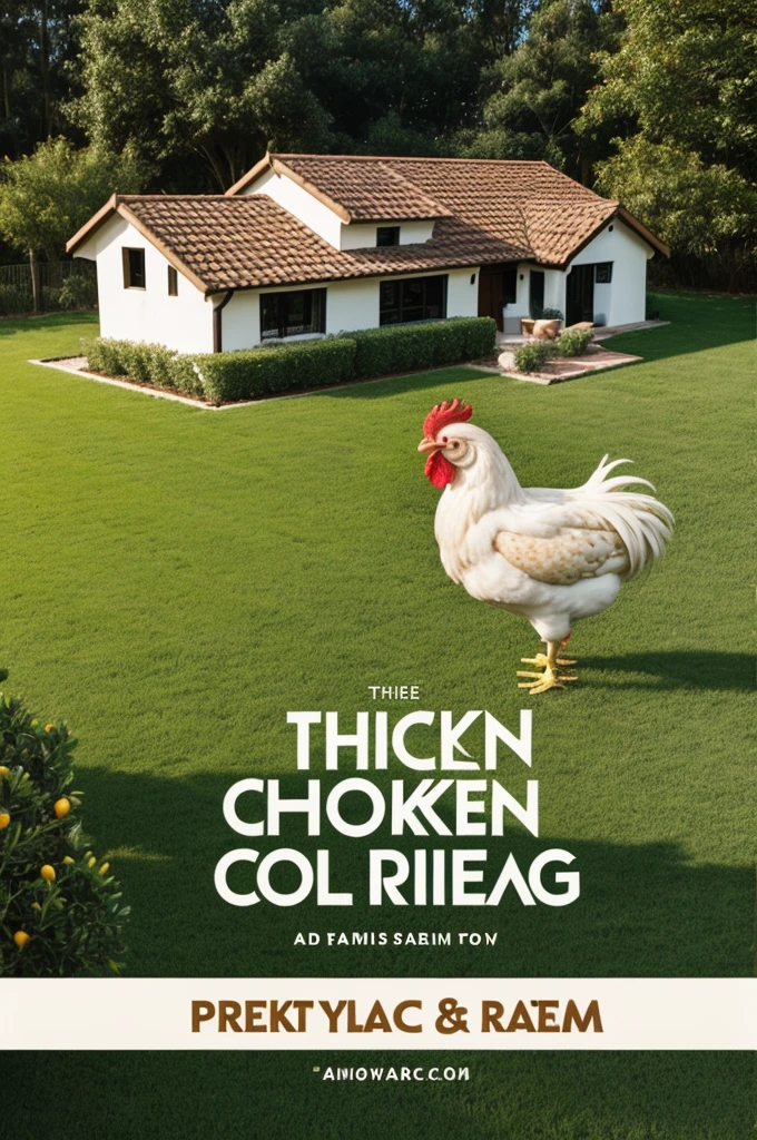 Logo for chicken and egg companies as the title farm la villa
