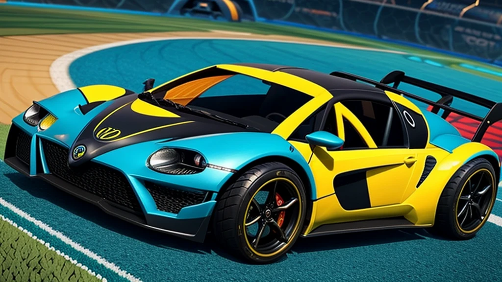 Haz un el fennec de rocket league con una llanta de bugati