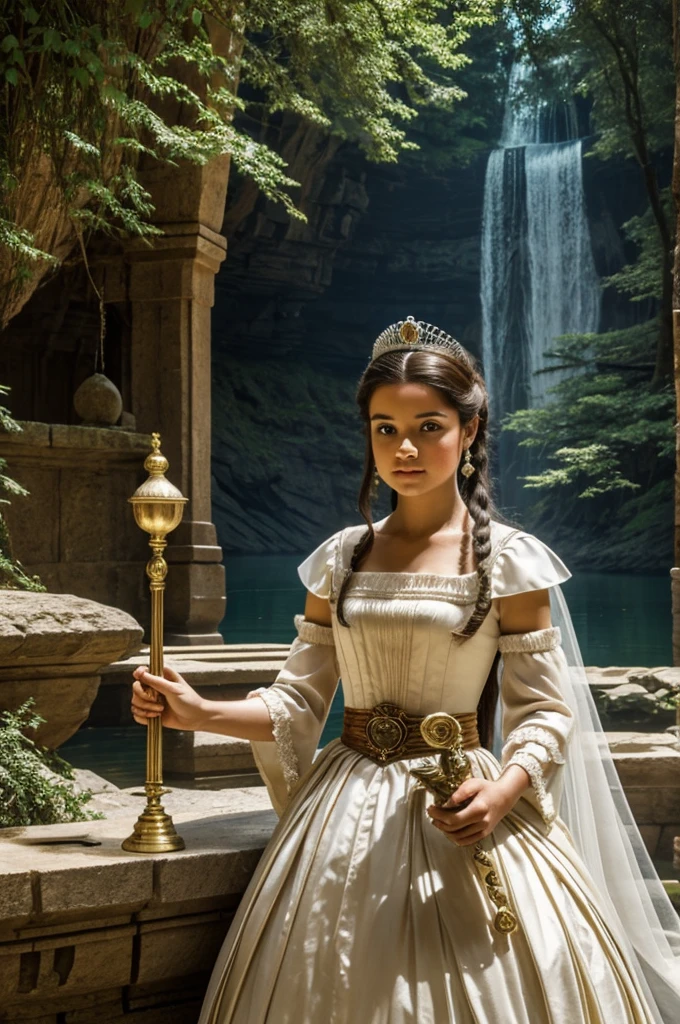A princess with a rare artifact