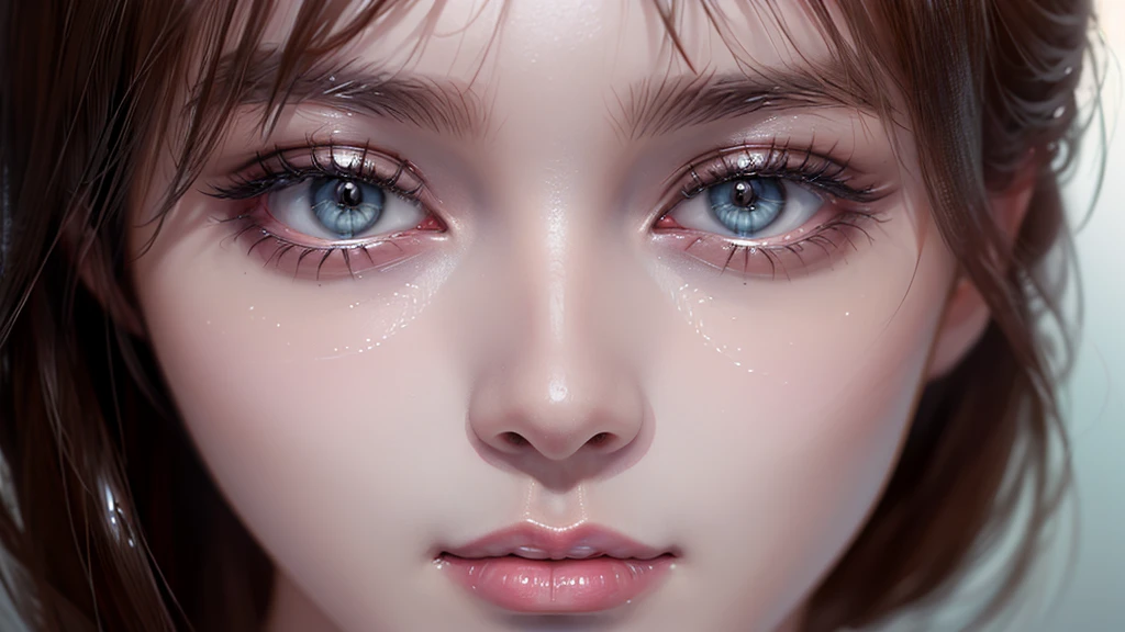 a woman covered in white sticky liquid, realistic, highly detailed, hyper realistic, 8k, ultra detailed, photorealistic, realistic skin texture, realistic hair, beautiful detailed eyes, beautiful detailed lips, extremely detailed face, intricate details, high quality