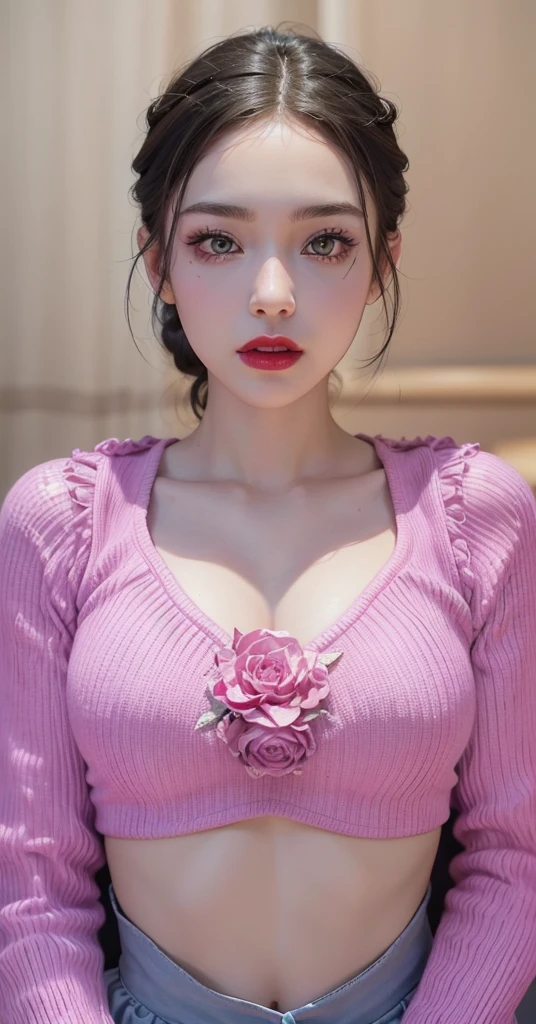 Royal princess,Super detailed, Delicate face, Stock Photography , Portrait 400, F1 Camera Lens.6, Colorful, Surrealism, Realistic textures, Dramatic Lighting, Thin Film Distiller 800 (8K, original photo, Better quality, masterpiece: 1.2), Super detailed, (Extremely delicate skin: 1.2), 8K 超高清, SLR camera, Soft Light, high quality.Fire Queen,Blue pupils,Apply red lipstick,Have a tattoo,The tattoo is very three-dimensional,Gorgeous and intricate tattoo designs,8K Mugshot,Large Breasts,Dark eyeshadow,Sexy thick lips(Red lipstick),Ice Princess,The facial features are very three-dimensional,