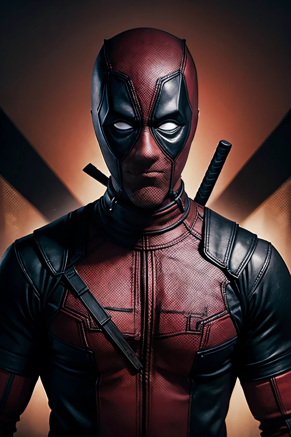 You can make a picture about deadpool using the University of Guadalajara black lions shirt 