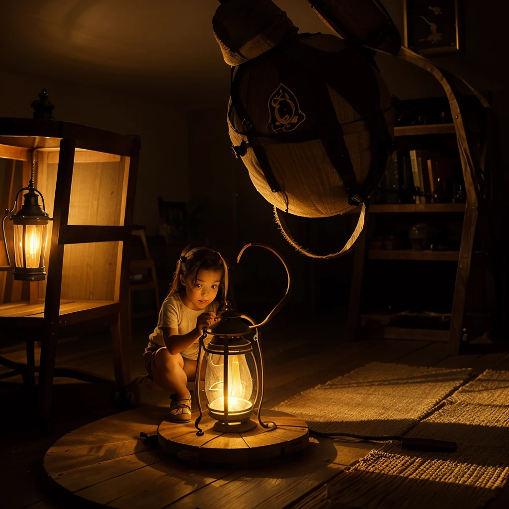 Create a Firefly character with a lamp on its tail