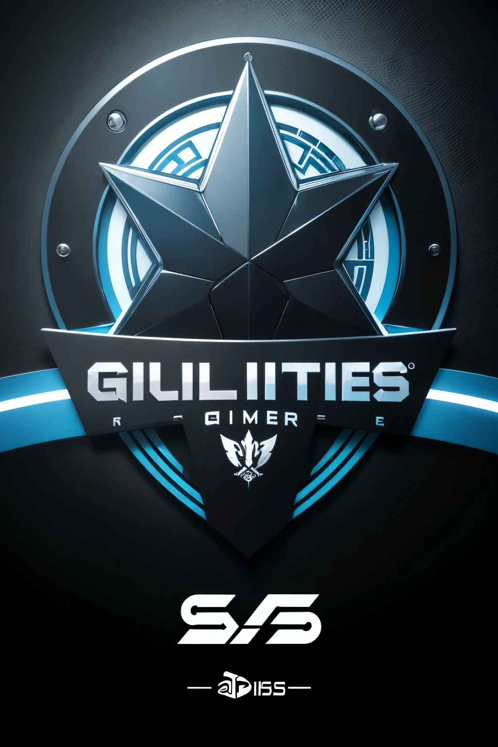 ((best qualityer)), ((work of art)), (detailded), logotipo de gamers com a inicial s.s