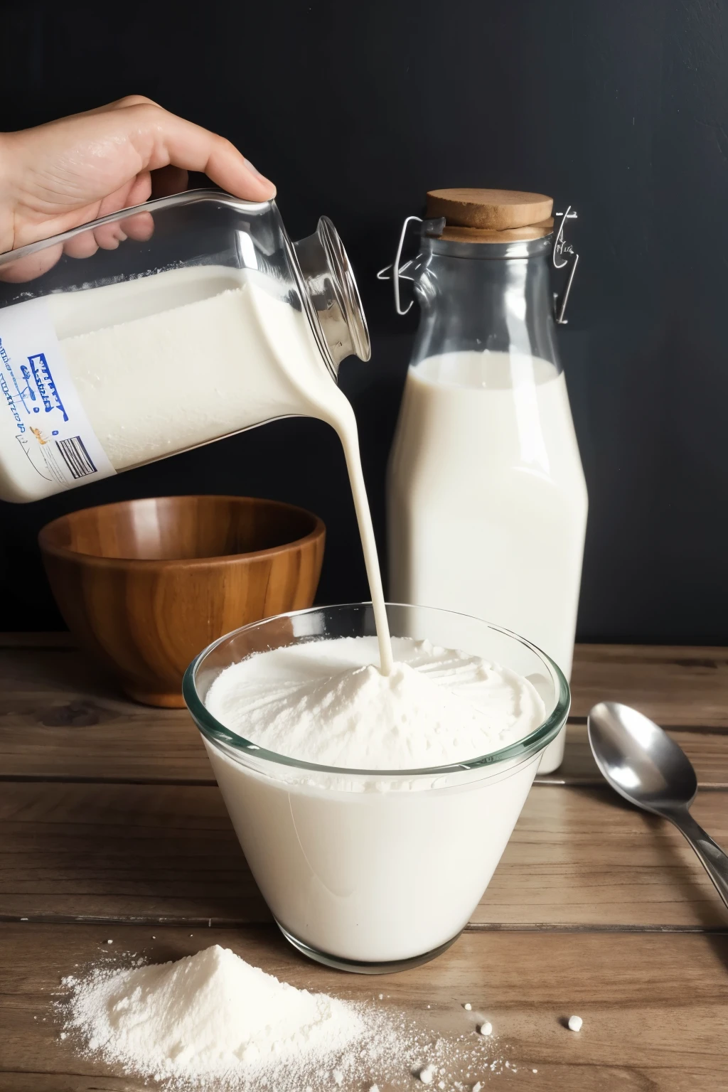 create a powdered milk 