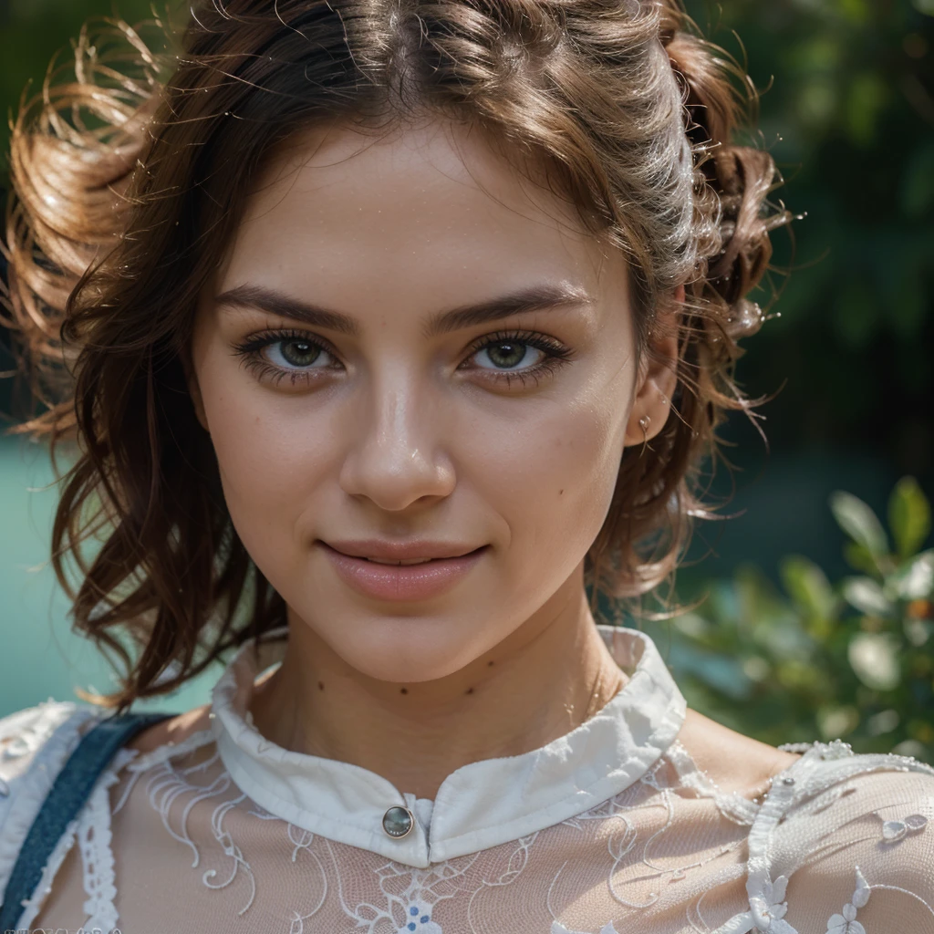 a beautiful detailed face argentinian woman, white bodysuit, light blue jeans, full body, smiling, beautiful woman, sexy poses, (best quality,4k,8k,highres,masterpiece:1.2),ultra-detailed,(realistic,photorealistic,photo-realistic:1.37),HDR,UHD,studio lighting,ultra-fine painting,sharp focus,physically-based rendering,extreme detail description,professional,vivid colors,bokeh,portrait