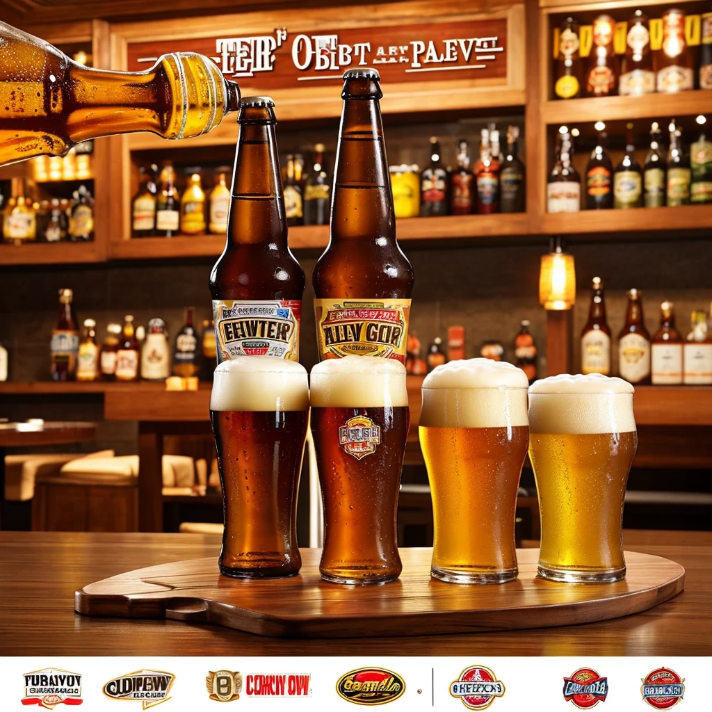 Beer promotion flyer, Beauty Asian, 2 glasses of beer