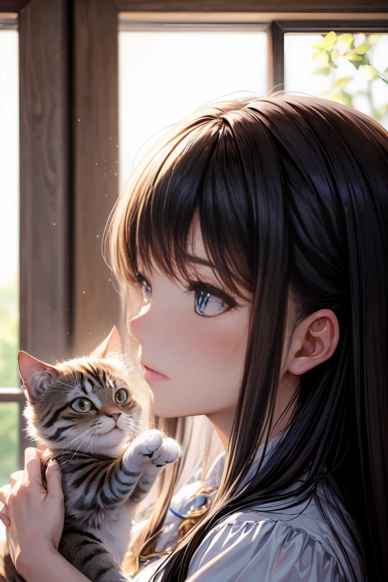 a close-up of a woman with a cat&#39;s head and a blue dress, portrait girl of the zodiac knights, girl of the zodiac knights, anime girl with cosmic hair, cute celestial wizard, anime tribal boy with long hair, lucina from fire emblem, Anime goddess, goddess of space and time, anime wallpaper, hd anime wallpaper, anime wallpaper, anime background