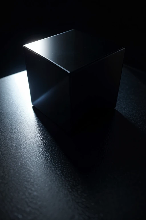 black square cube in orbit
