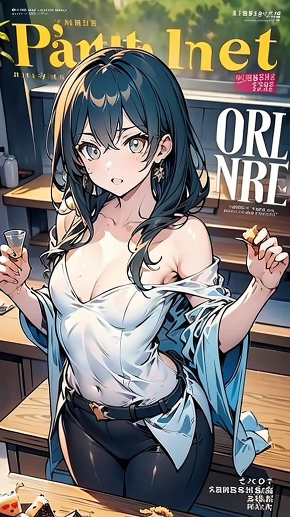 (Small s:1.3), (Firm breasts(Pointed Chest:1.0), (Pudding cake magazine cover:1.3),(From above:1.0),(From the side:0.9),masterpiece, One girl, Great cleavage:1.1, aist, BIG ASS, Raised to be sexymall breasts: 1.3,sing and shof cleavage:1.2、alone, Open your moutheer glass cute grass,Black Hair, Dark green eyes, dress, Exposing shoulders, jewelry, clavicle, Side Lock, hair band, Earrings, indoor, Off the shoulder, sweater, Put your arms behind your back, plant, short hair and long locks, gild hair band, sweater dress:1.2, off-shoulder sweater, red sweater, Dark Gorgeous Hair, Big side hair, Very long side hair,Rendered (masterpiece: 1.2, highest quality), and (Ultra-high resolution) And exquisite (Depth of written boundary). This masterpiece is not only visually stunning but also tells,Cooking in the classroom kitchen ,View Viewer,
