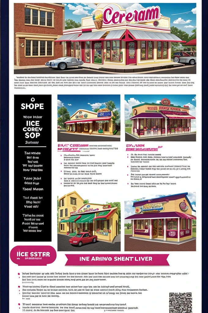 Ice Cream Shop Flyer 