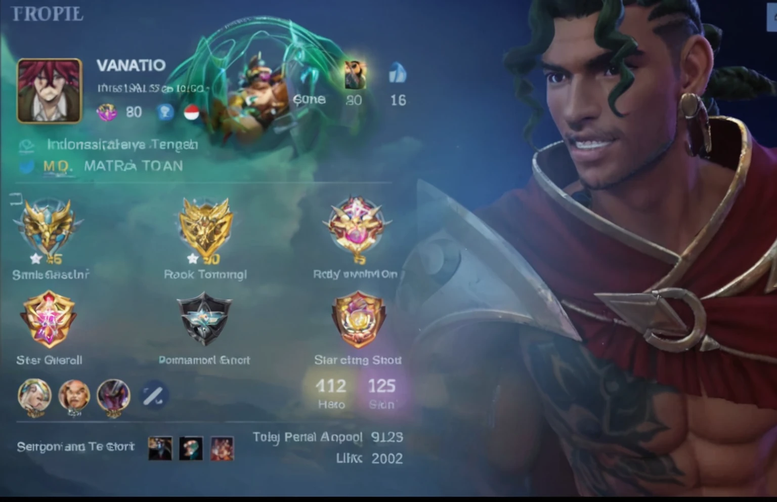 The photo above is a 5vd5 moba game called mobile legend and Hero brody