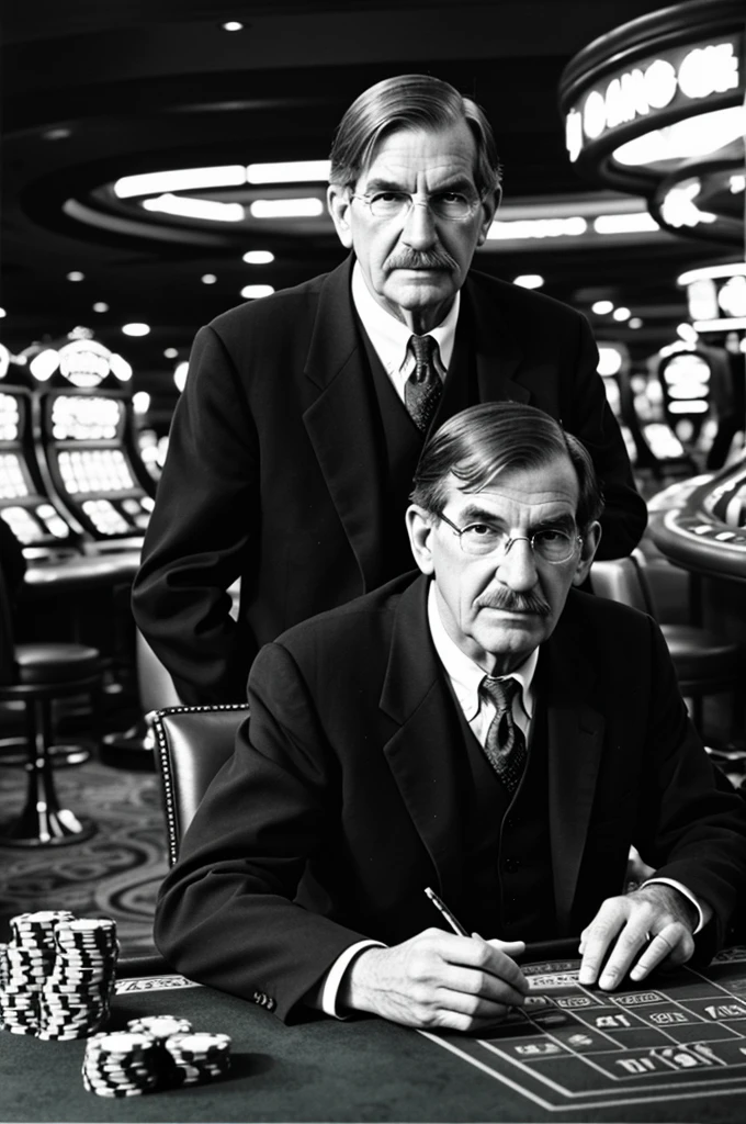 Philosopher John Dewey in a casino