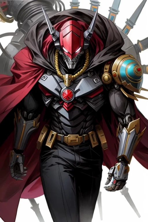 Create a mechanical villain 