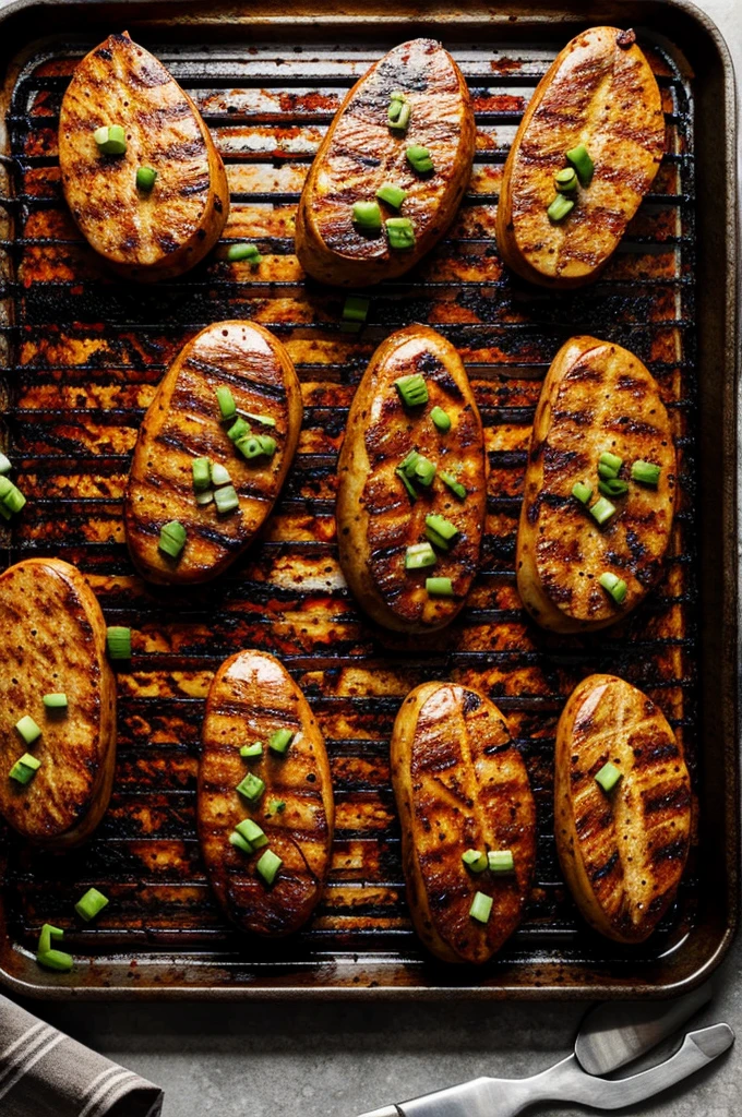 Chorizo grilling animated