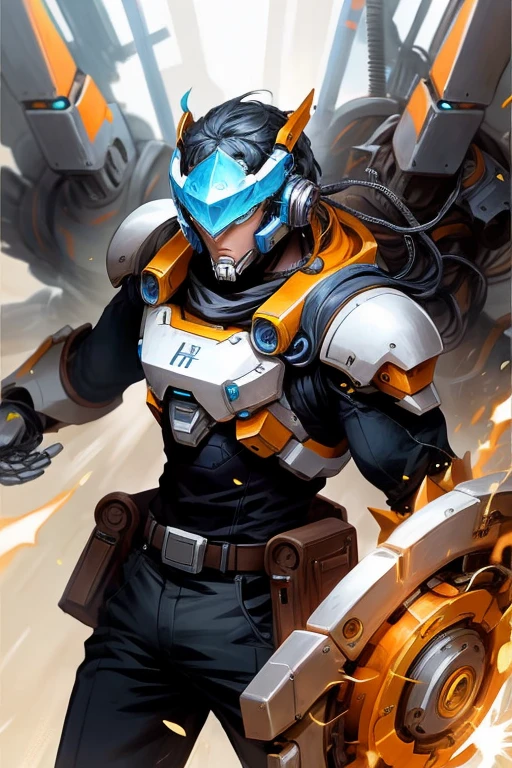 Create a mechanical hero