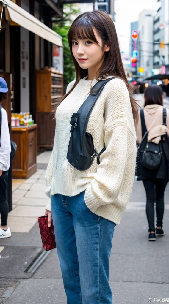 ((Highest quality)), ((masterpiece)), (detailed), Japanese,Street Corner,Beauty