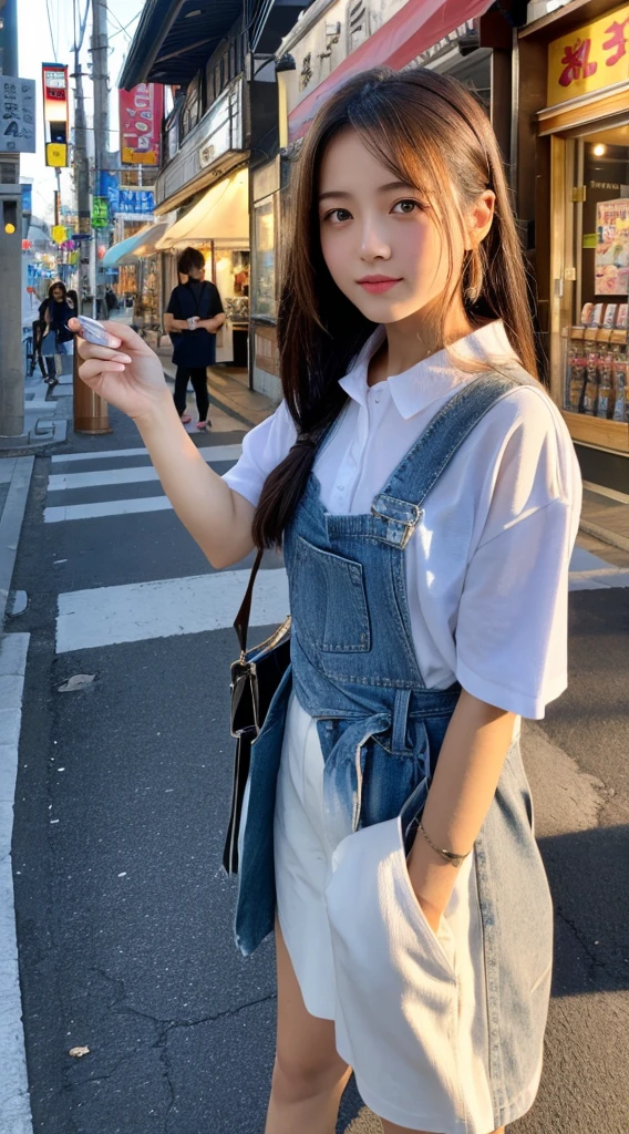 ((Highest quality)), ((masterpiece)), (detailed), Japanese,Street Corner,Beauty