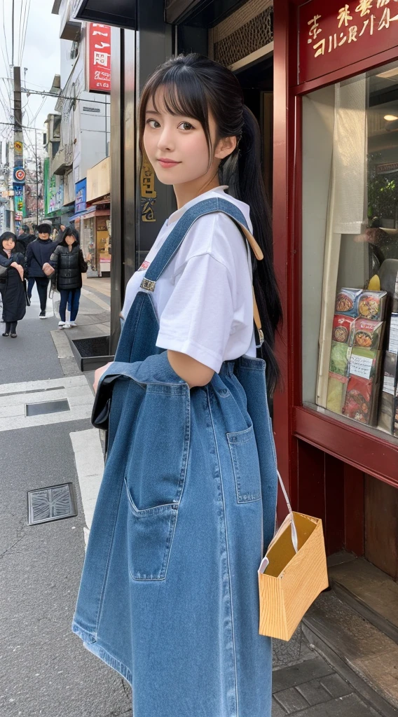((Highest quality)), ((masterpiece)), (detailed), Japanese,Street Corner,Beauty
