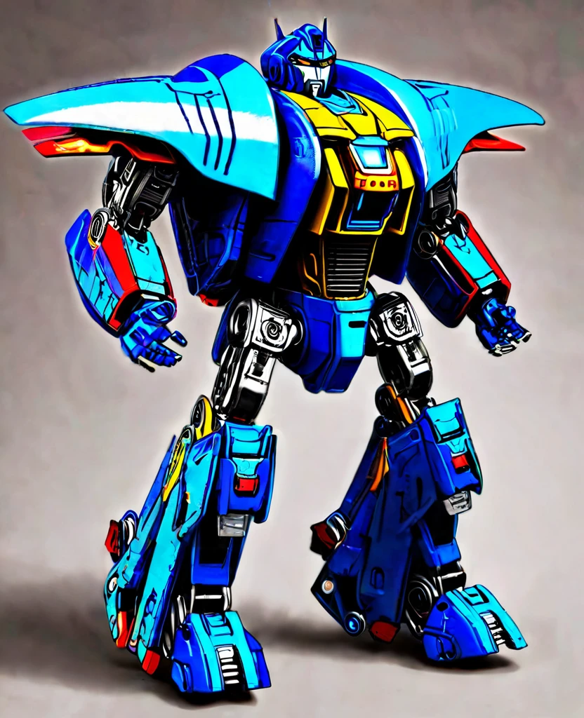 Transformers, blue robot metal body colour, as autobot, as transformers,