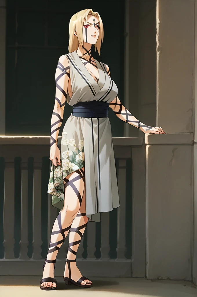 score_9, score_8_up, score_7_up, score_6_up, score_5_up, score_4_up, 
Byakugou no Jutsu \(tattoos\),
tsunade's sandals \(sandals\), 