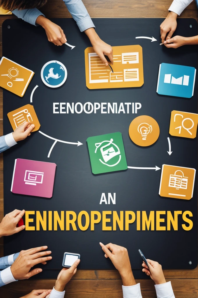 An image referring to entrepreneurship and economic development