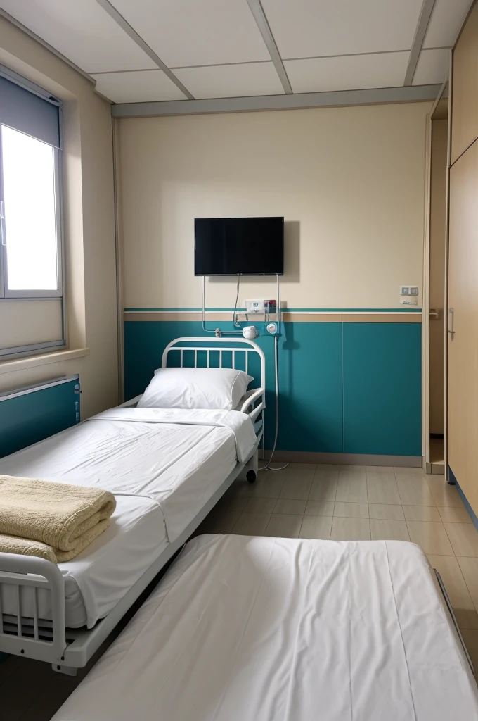 photo prise depuis un lit d’hopital