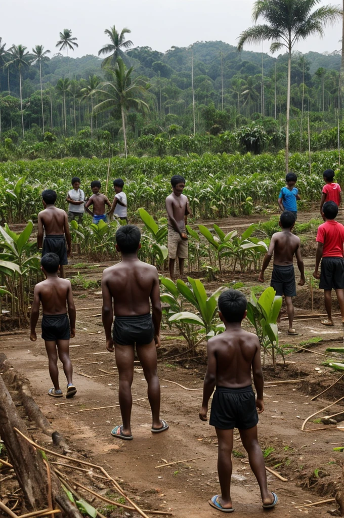 People and communities build strength in rubber plantations.