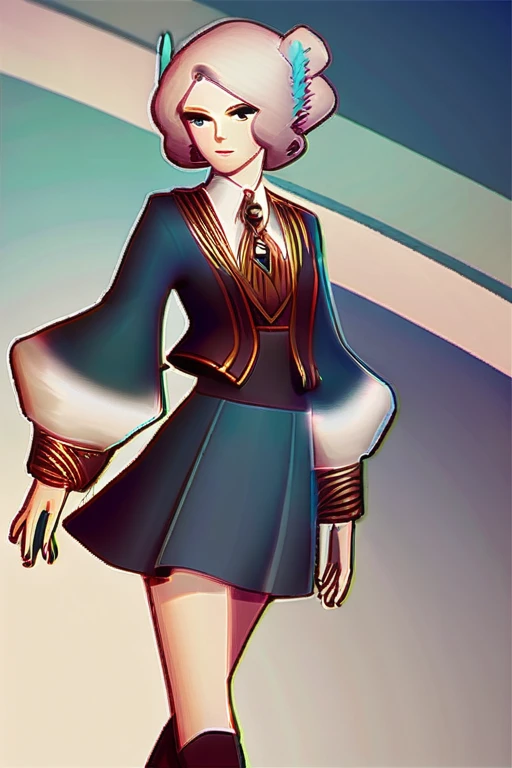 ((Лучшее качество)), ((шедевр)), (подробный), Dota 2 Dark Willow in a short skirt