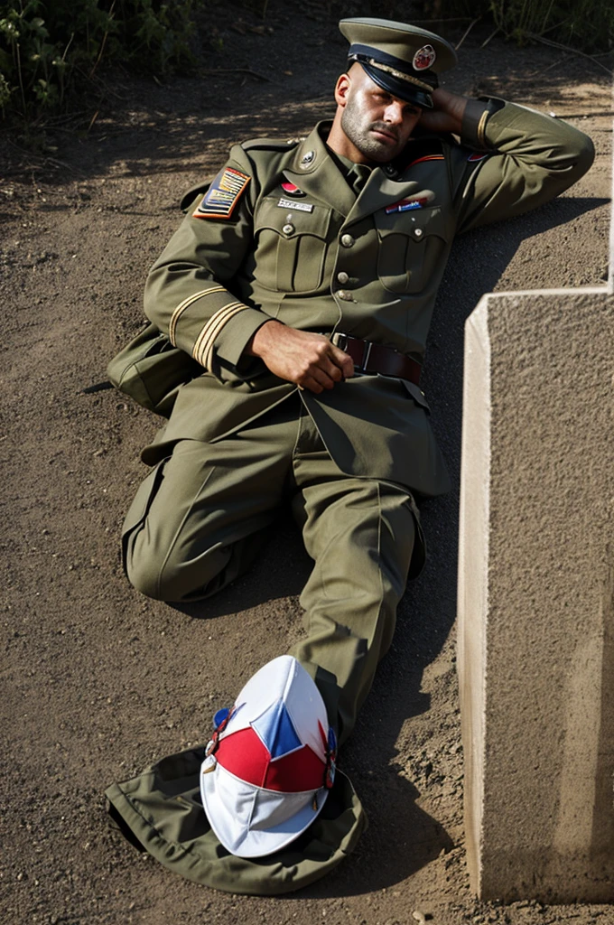 A dead soldier
