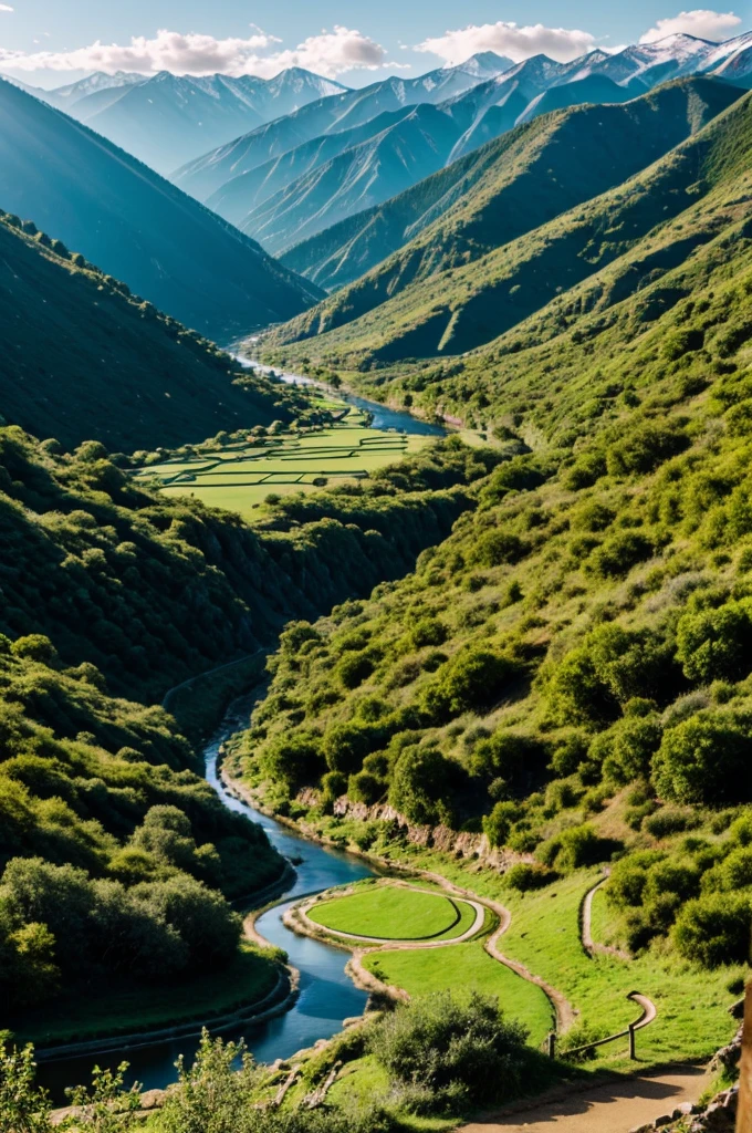 A magical valley