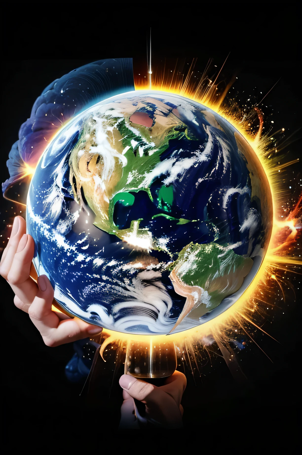 image of god creating the world