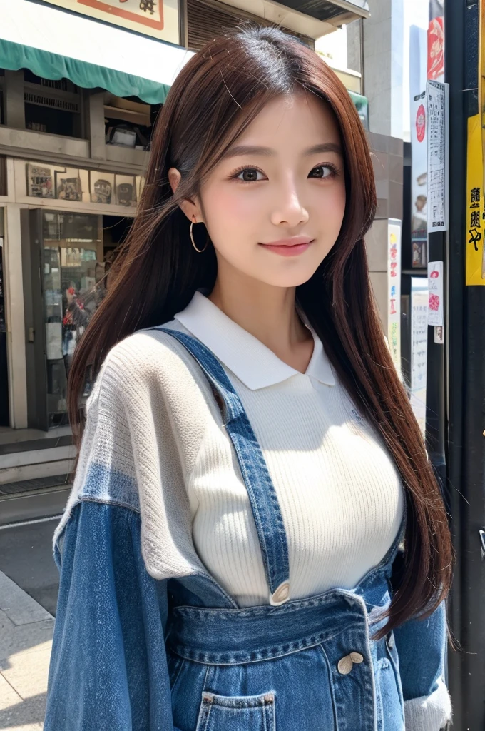((Highest quality)), ((masterpiece)), (detailed), Japanese,Street Corner,Beauty,Lady