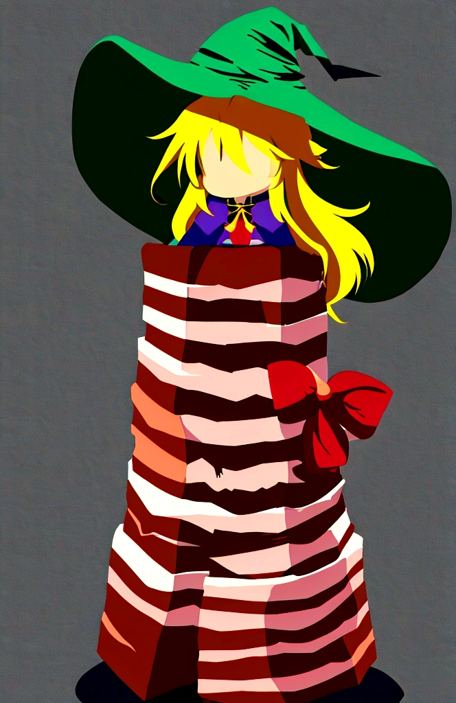 little girl, witch hat, chibi