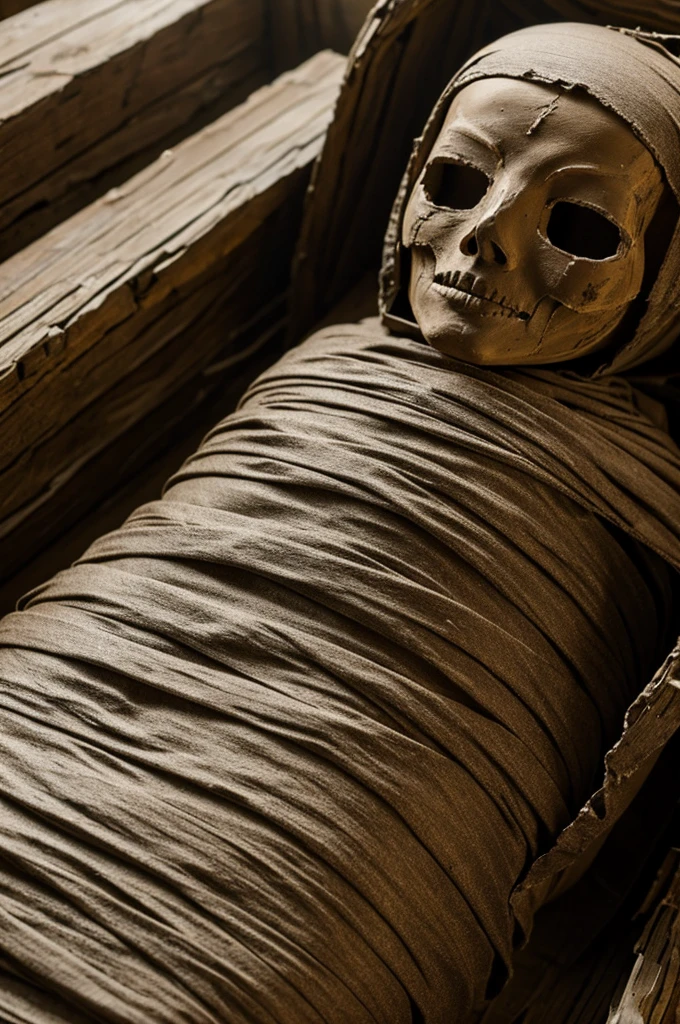 mummified girl bomdage
