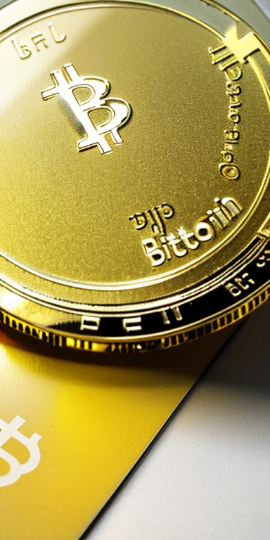creates a realistic bitcoin image