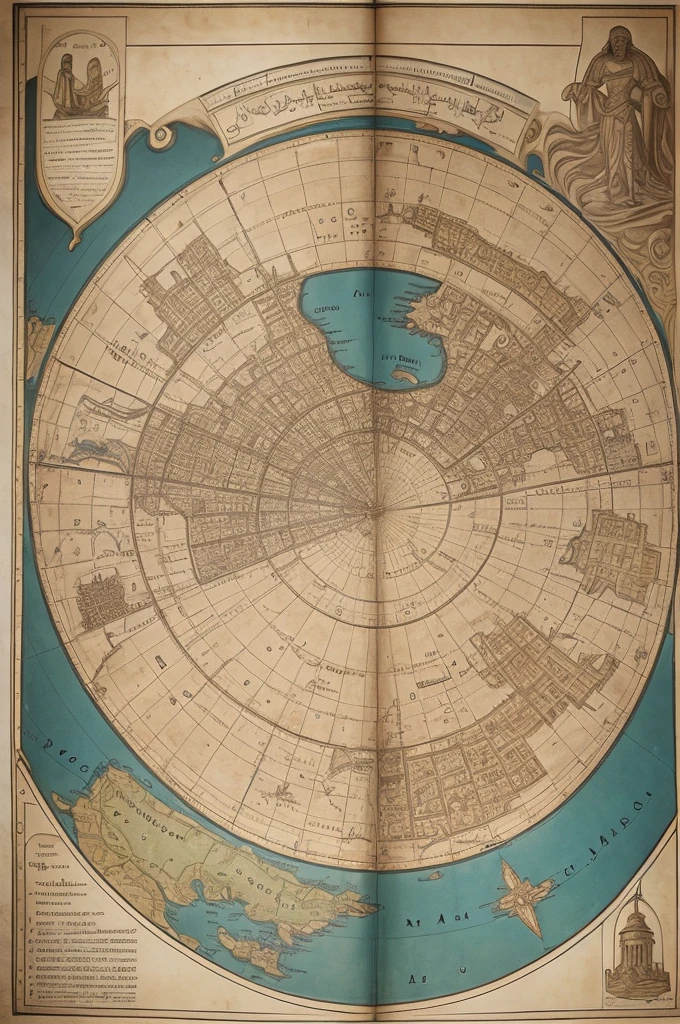 Photo representing each God that Mesopotamian cities believed in, showing the Gods on a map