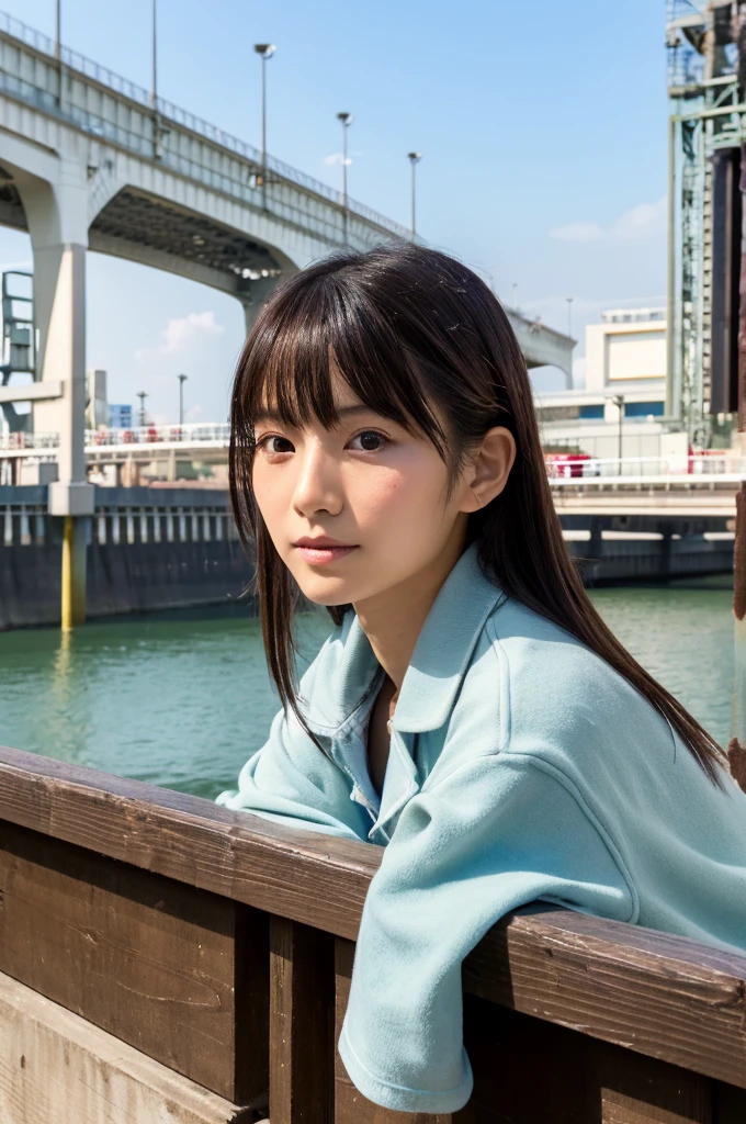 ((Highest quality)), ((masterpiece)), (detailed), Japanese,Beauty,station,OL